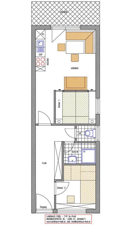 Landhaus Foidl St. Johann in Tirol Værelse billede